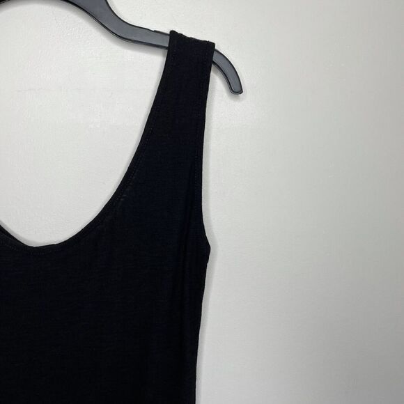 MICHELLE by Comune Womens Black Sleeveless Mini Dress NEW Cotton-Modal Sz XS - Picture 2 of 8